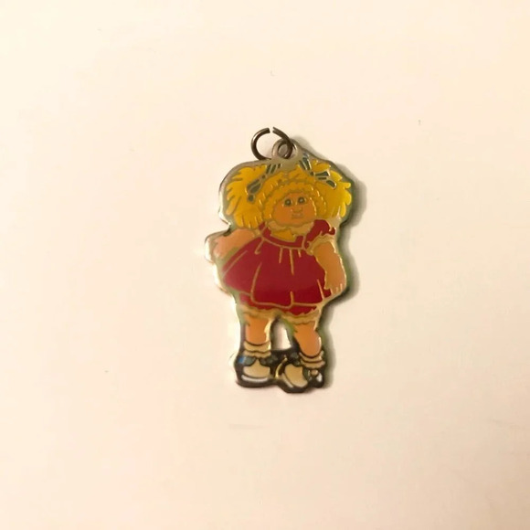 Vtg  1983 Cabbage Patch Kids Jewelry Necklace Charm H Eldon LTD - Picture 3 of 7